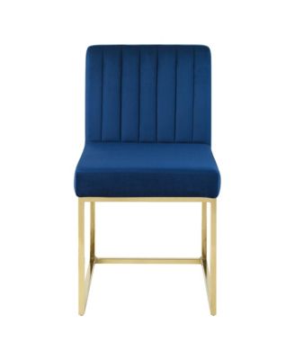 Carriage Performance Velvet Dining Chair, Set of 2