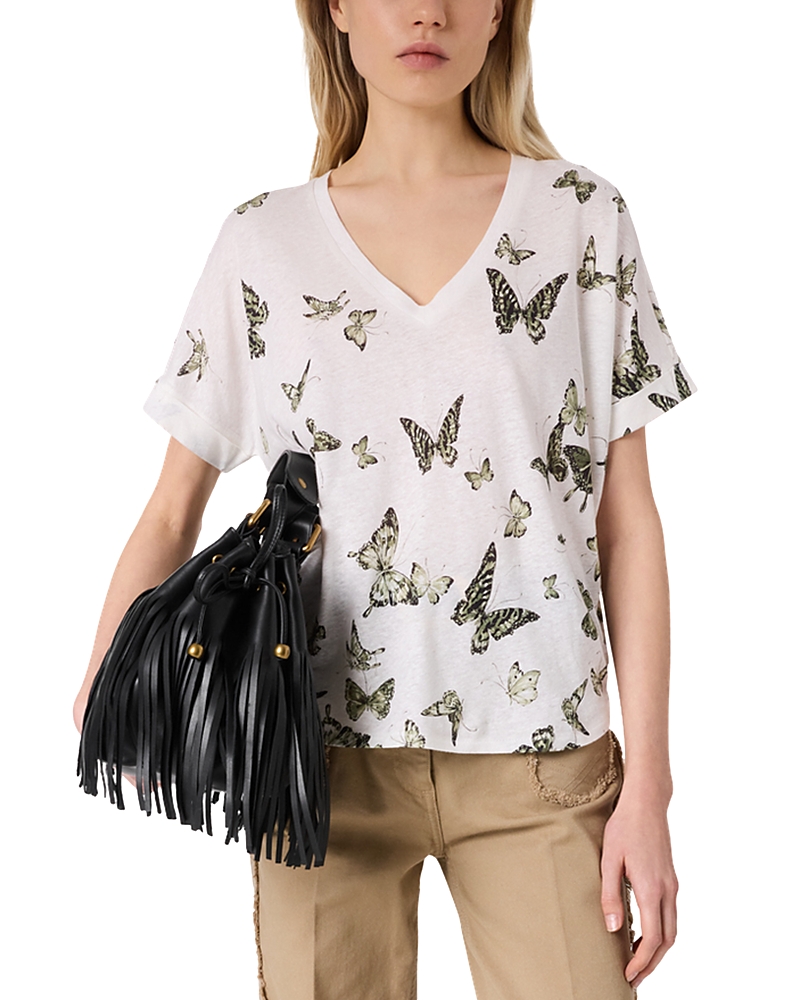 Gerard Darel Makeda V Neck Top