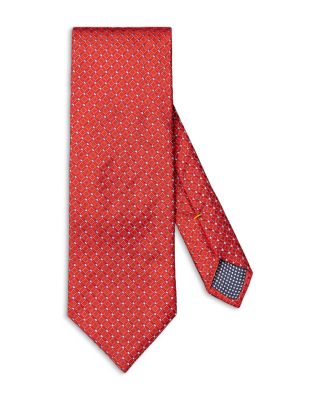 Micro Geometric Silk Classic Tie