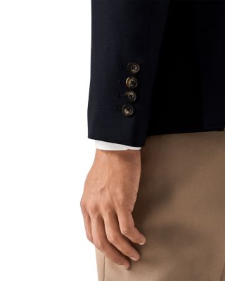 Soft Wool Knit Suit Jacket