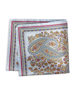Paisley Silk Twill Pocket Square