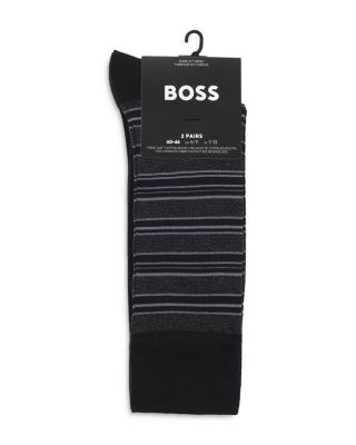 Stripe Crew Socks, Pack of 2