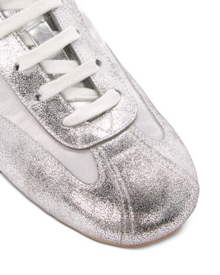 Women's Suede & Nylon Sneakers