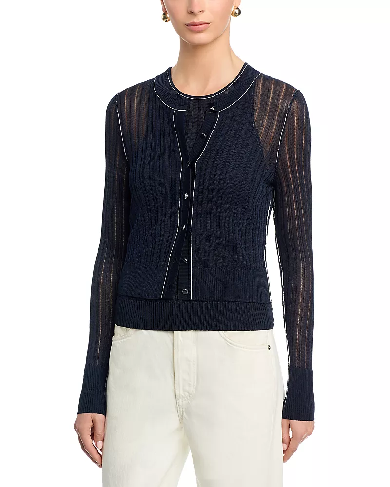 Toccin Crosby Cropped Cardigan Sweater