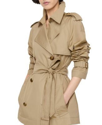 Short Lightweight Cotton Belgravia Trench Coat