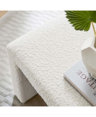 Simba Boucle Fabric Waterfall Stool
