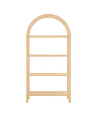  Vexley 72 Inch Large Arched Bookshelf
