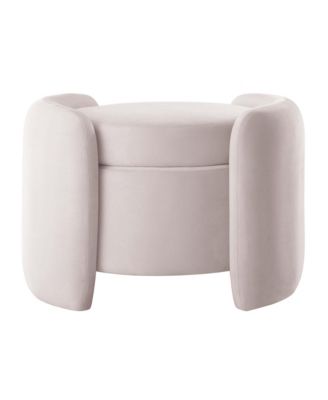 Nebula Upholstered Performance Velvet Ottoman