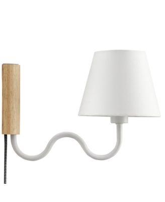  Sunlit Squiggle Arm Wall Sconce