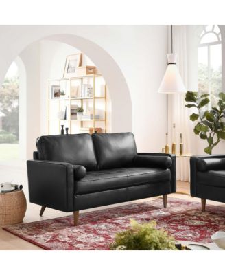  Valour Leather Loveseat