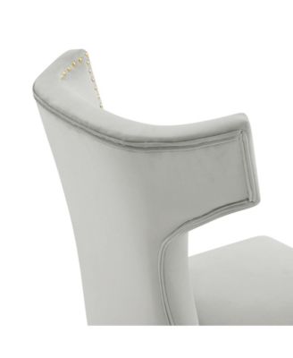  Curve Performance Velvet Dining Chairs, Set of 2
