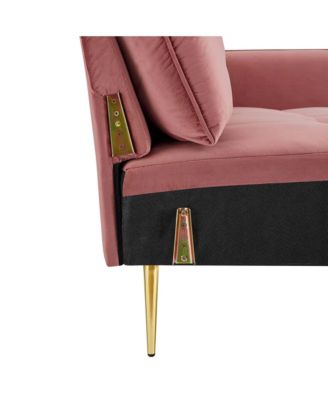  Cameron Tufted Performance Velvet Sofa