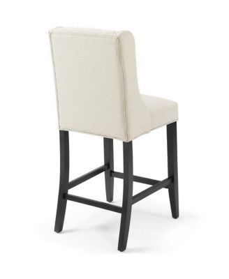  Baronet Upholstered Fabric Counter Bar Stool, Set of 2