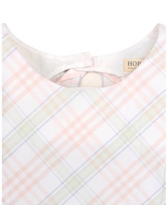 Girls' Organic Stretch Poplin Button Back Party Dress - Little Kid, Big Kid
