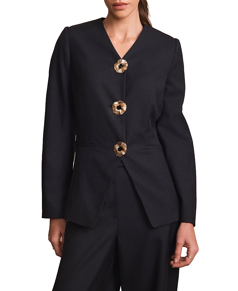Mint Velvet Women's Wool Blend Sculpted Jacket