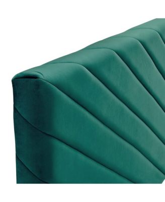 Modway Alyson Angular Channel Tufted Performance Velvet Headboard, Twin