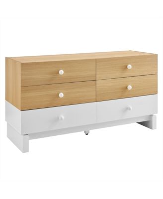  Nolia 6-Drawer Color Block Dresser