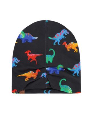  Boys' Stretch Jersey Dinosaur Beanie - Little Kid