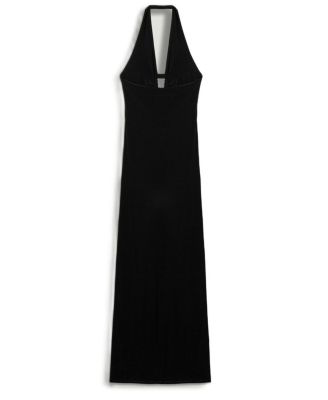 Halter Neck Cut-Out Maxi Dress