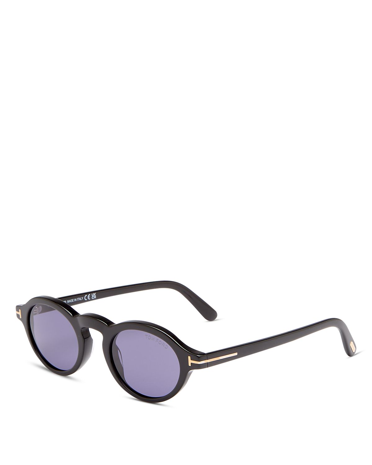 Tom Ford Aristotle Round Sunglasses, 48mm