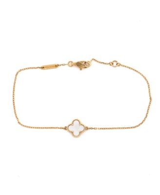  Sweet Alhambra Bracelet 18K Gold and Mother of Pearl