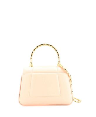  Small Serpenti Reverse Top Handle Bag Leather