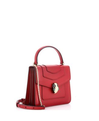  Small Serpenti Forever Top Handle Bag Leather