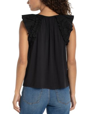 Flutter Sleeve Top