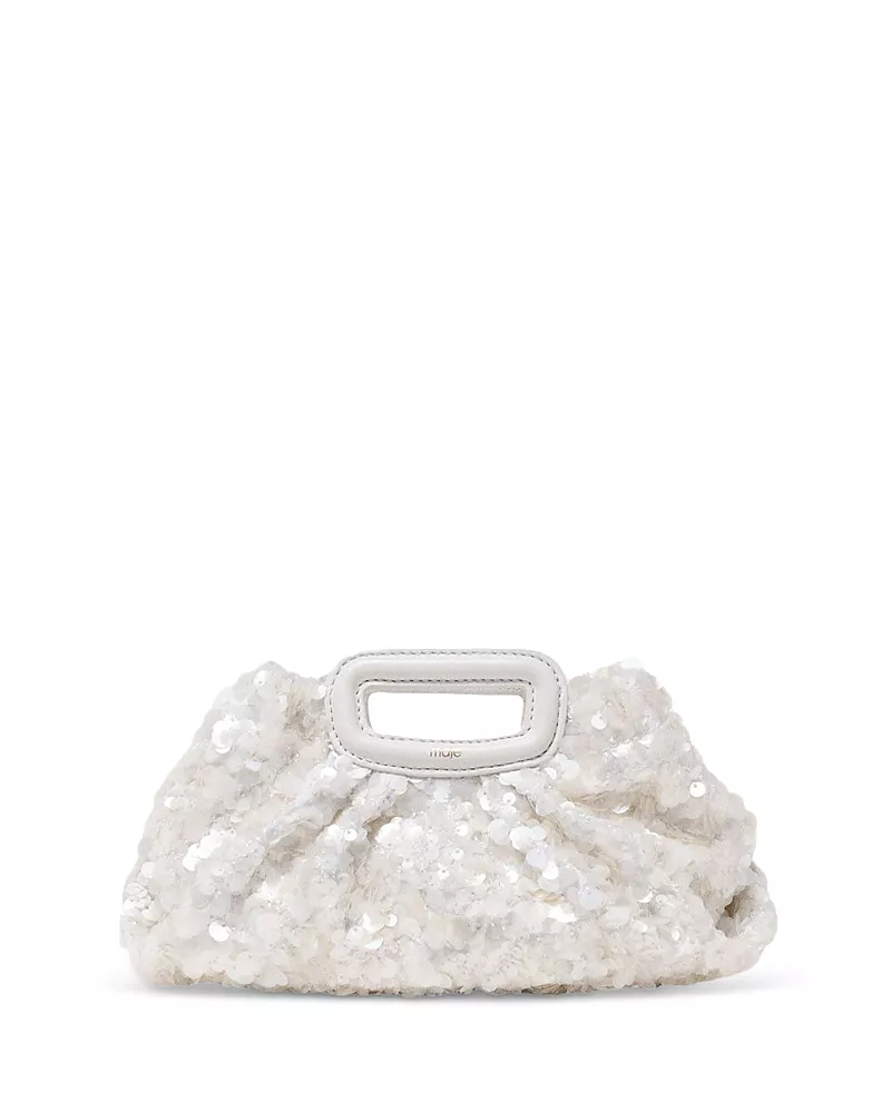 Maje Milpli Mini Sequins Clutch