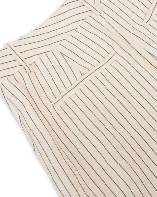 Pinstripe Wide Leg Pants