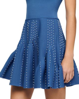 Nina Beaded Knit Mini Dress