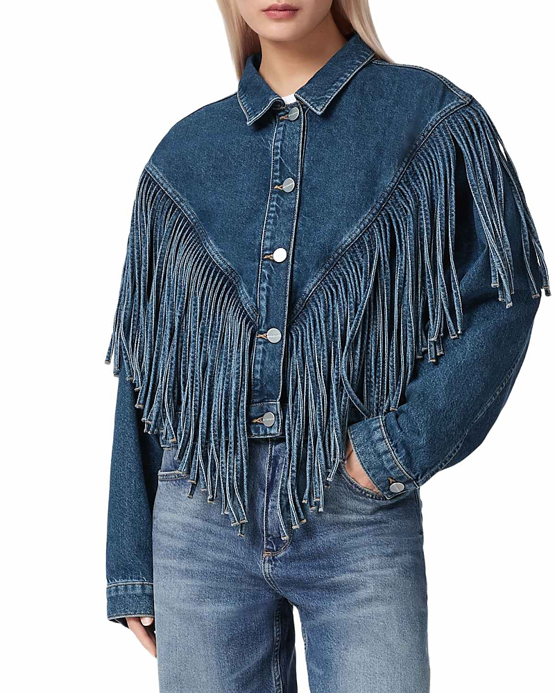 Allsaints Marlene Tassel Trim Jacket
