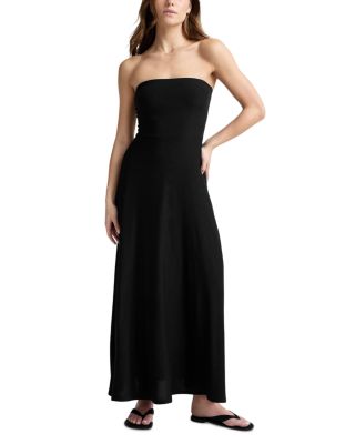 Featherweight Strapless Maxi Dress