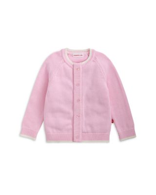 Girls' Crewneck Tipping Magnetic Cardigan - Little Kid, Big Kid