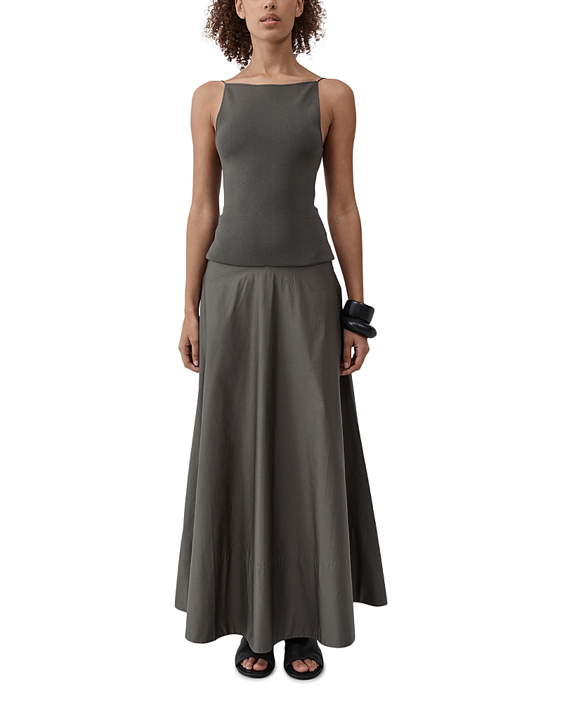 St. Agni Backless Circle Hem Dress