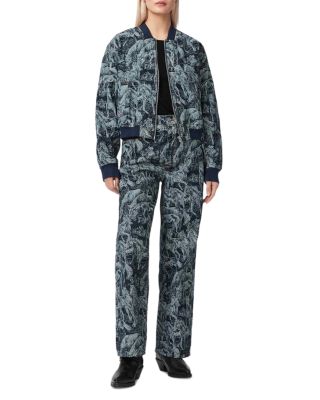 Kaytra Denim Bomber Jacket