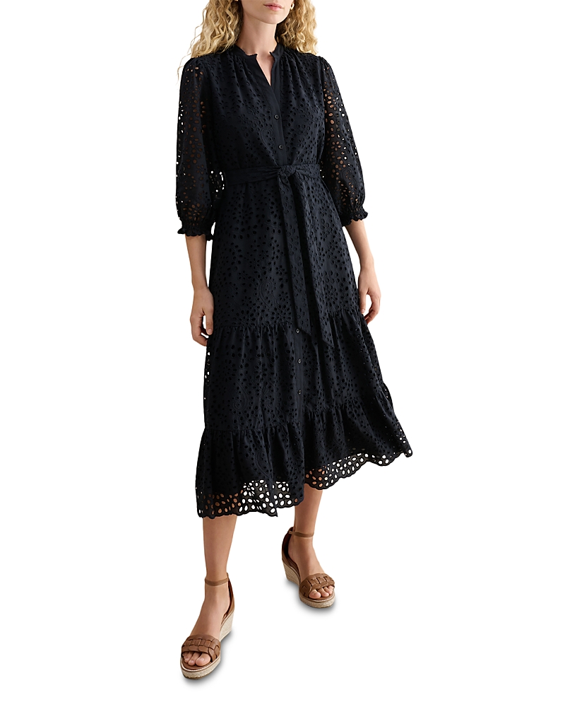 Hobbs London Petite Cianna Embroidered Dress