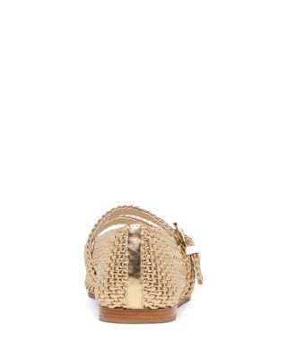 Women's Baylee Woven Leather Flats