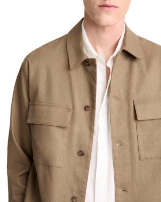 Stretch Linen Chore Coat