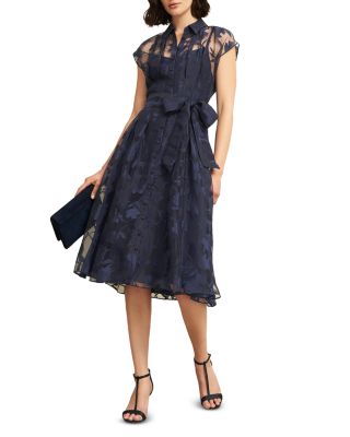 Tess Burnout Floral Dress