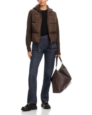 Hybridge Quilted Knit Hoody Jacket