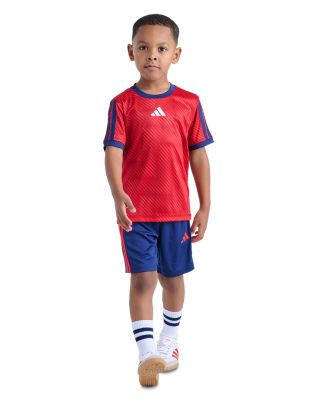 Boys' Short Sleeved Printed Tee & Shorts Set - Little Kid