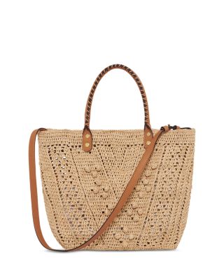 18H Crochet Raffia Tote