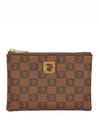 Monogram Leather Pochette