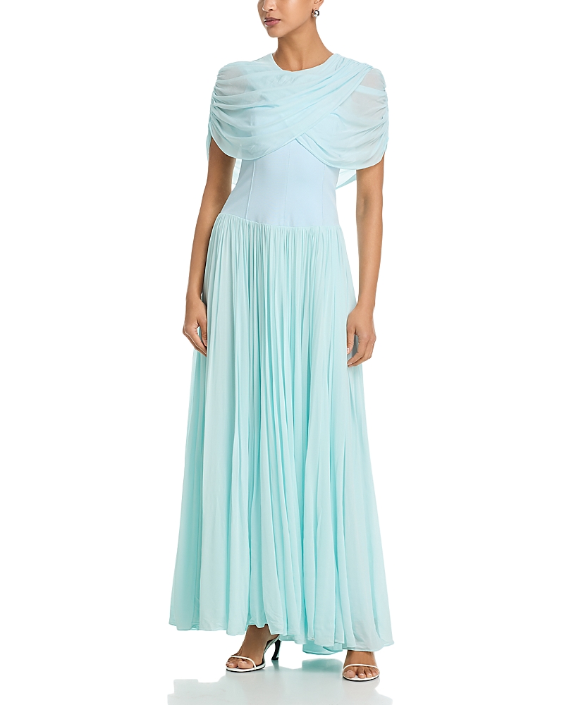 Simkhai Nancie Cape Maxi Dress