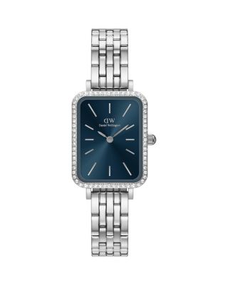 Quadro 5-Link Bezel Watch, 20mm x 26mm