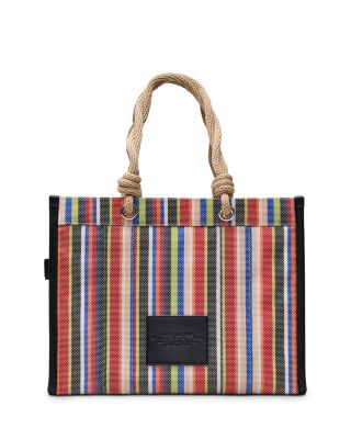 The Large Stripe Mesh Tote Bag