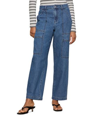 Boyfriend High Rise Utility Jeans in High Noon