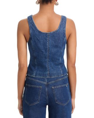 Denim Rowena Top & Tommy High Rise Jeans in Tide