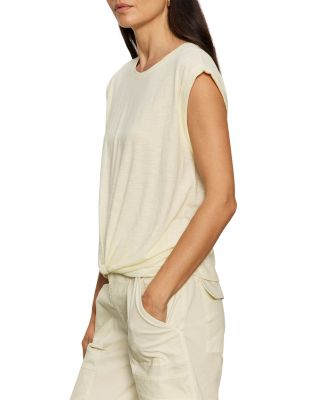 Knotted Hem Muscle Tee